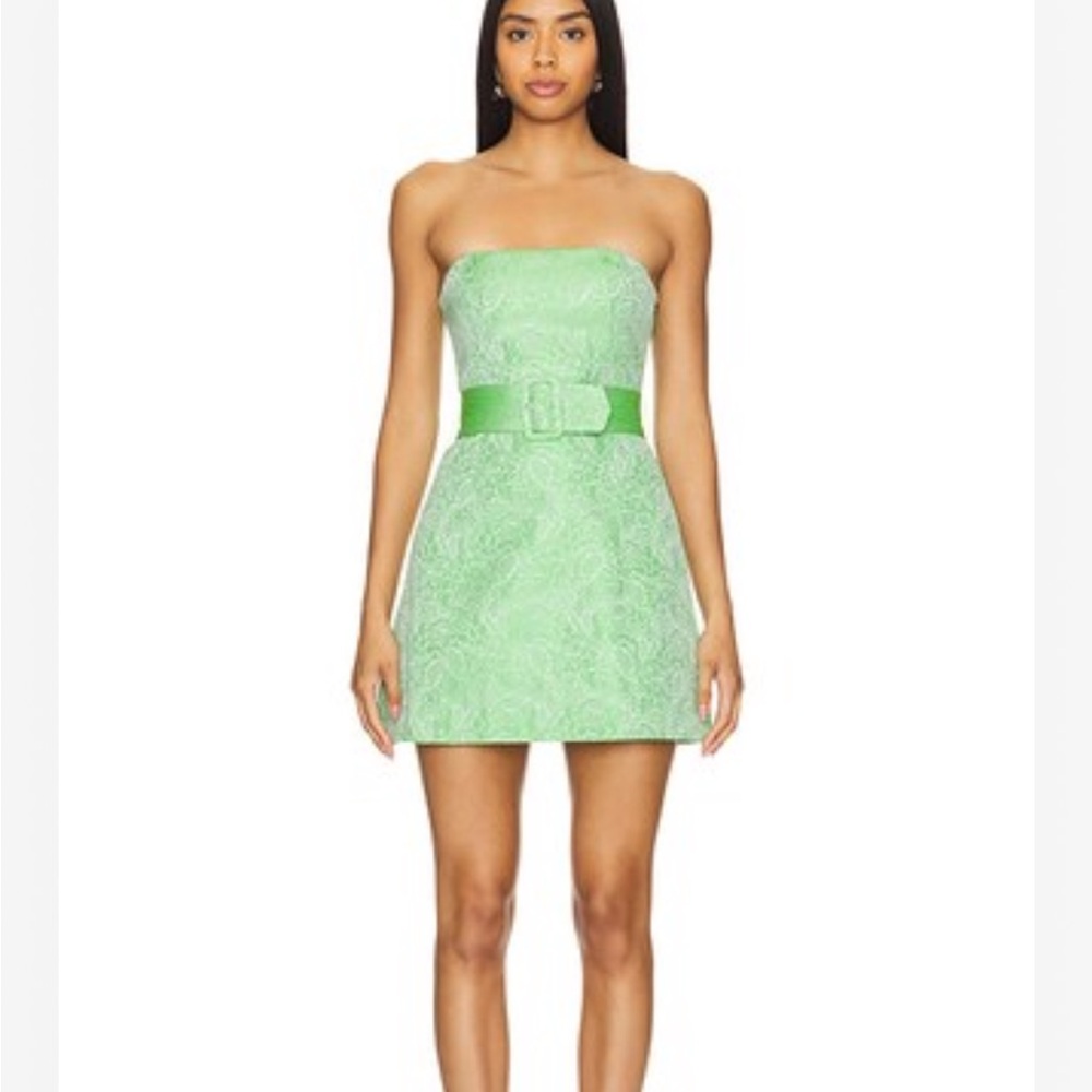 AMANDA UPRICHARD Fae Dress in Green
